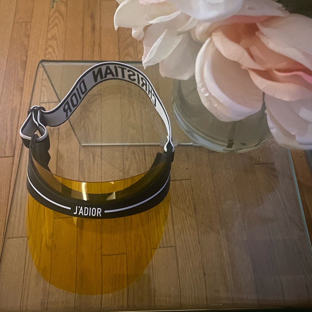 DIOR YELLOW DIOR CLUB1 VISORS HAT